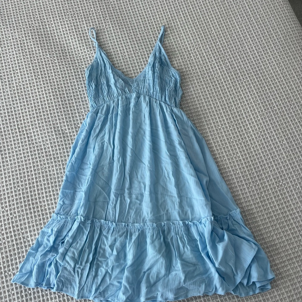 Altar'd State Sky Blue Mini Dress